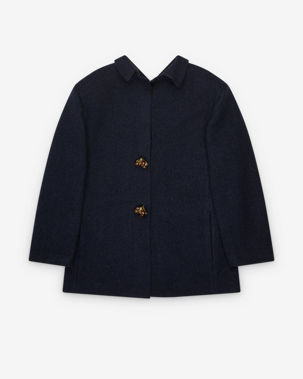 Prada - Women's Shetland Wool Jacket - (Navy)