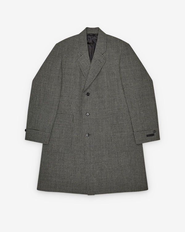 Prada - Men's Houndstooth Check Coat - (Slate Gray)