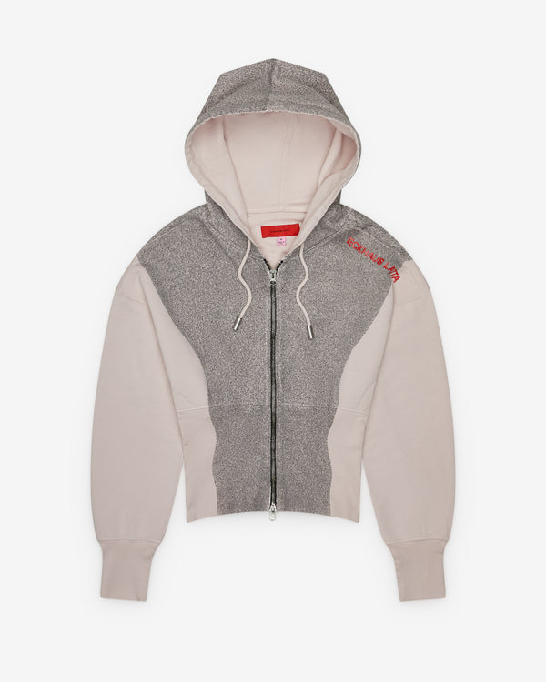 Eckhaus Latta - Women's Snatched Hoodie - (Powder)