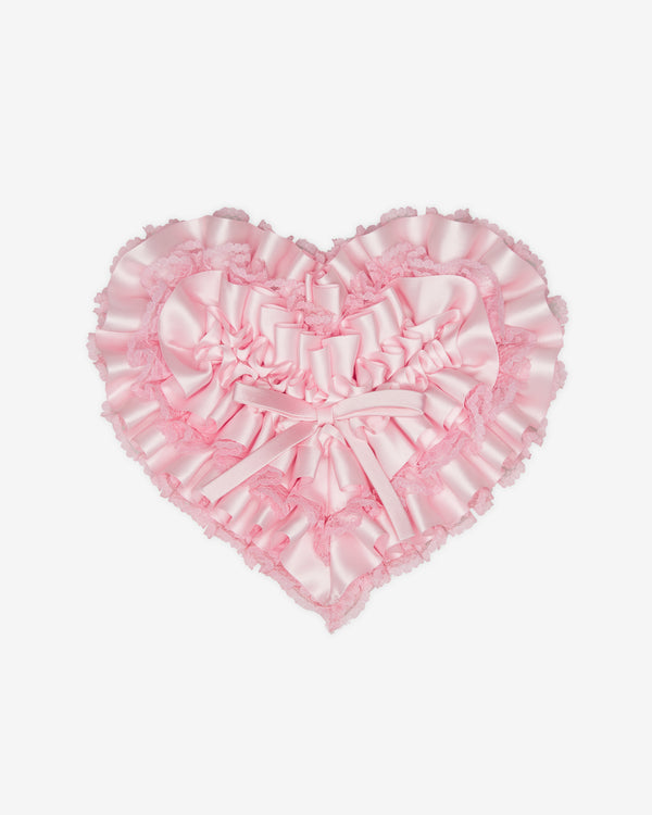 Ashley Williams - Women's Bow Heart Clutch Bag - (Pink)