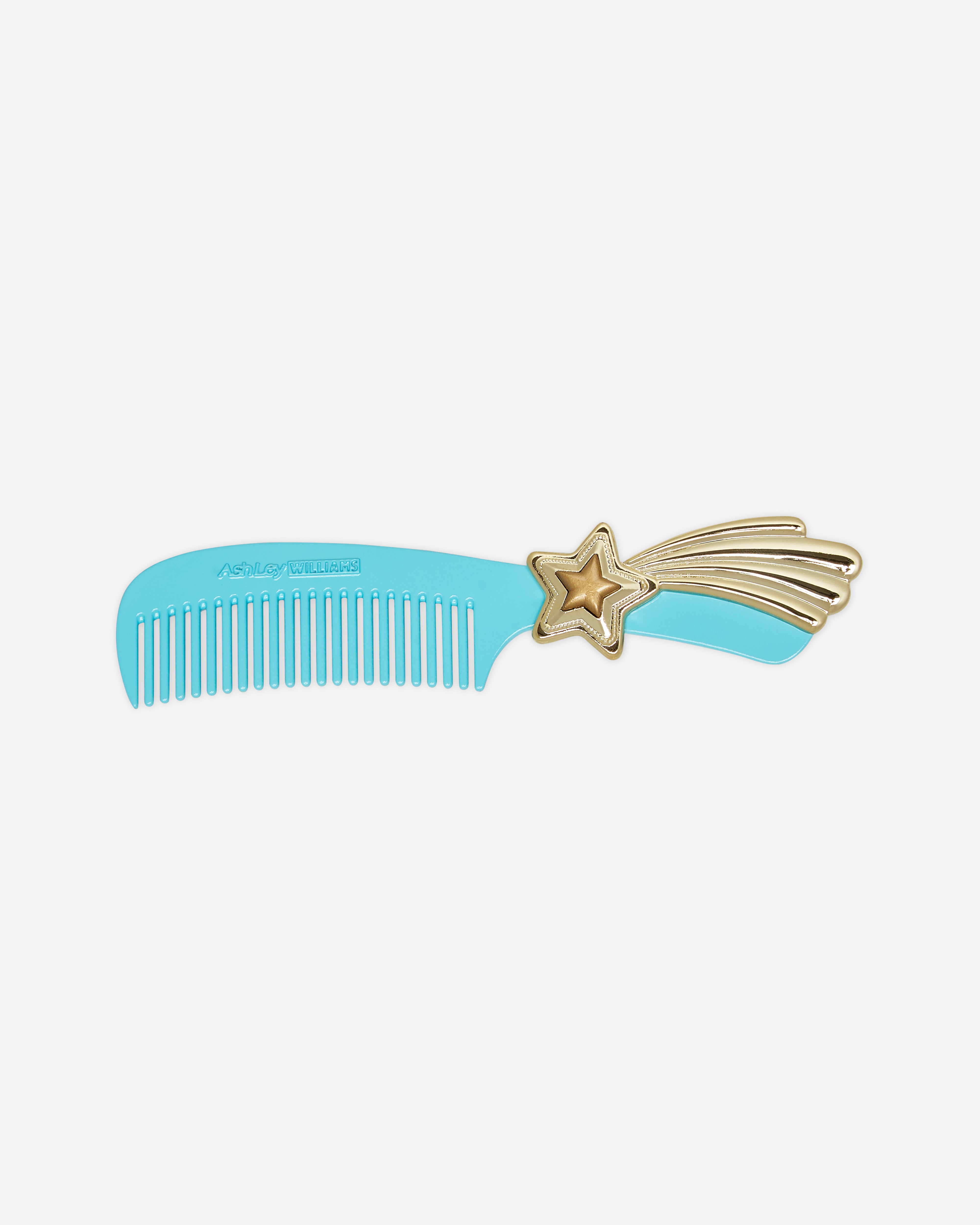 Ashley Williams: Women's Comb Hair Clip (Blue/Gold) | DSMNY E-SHOP