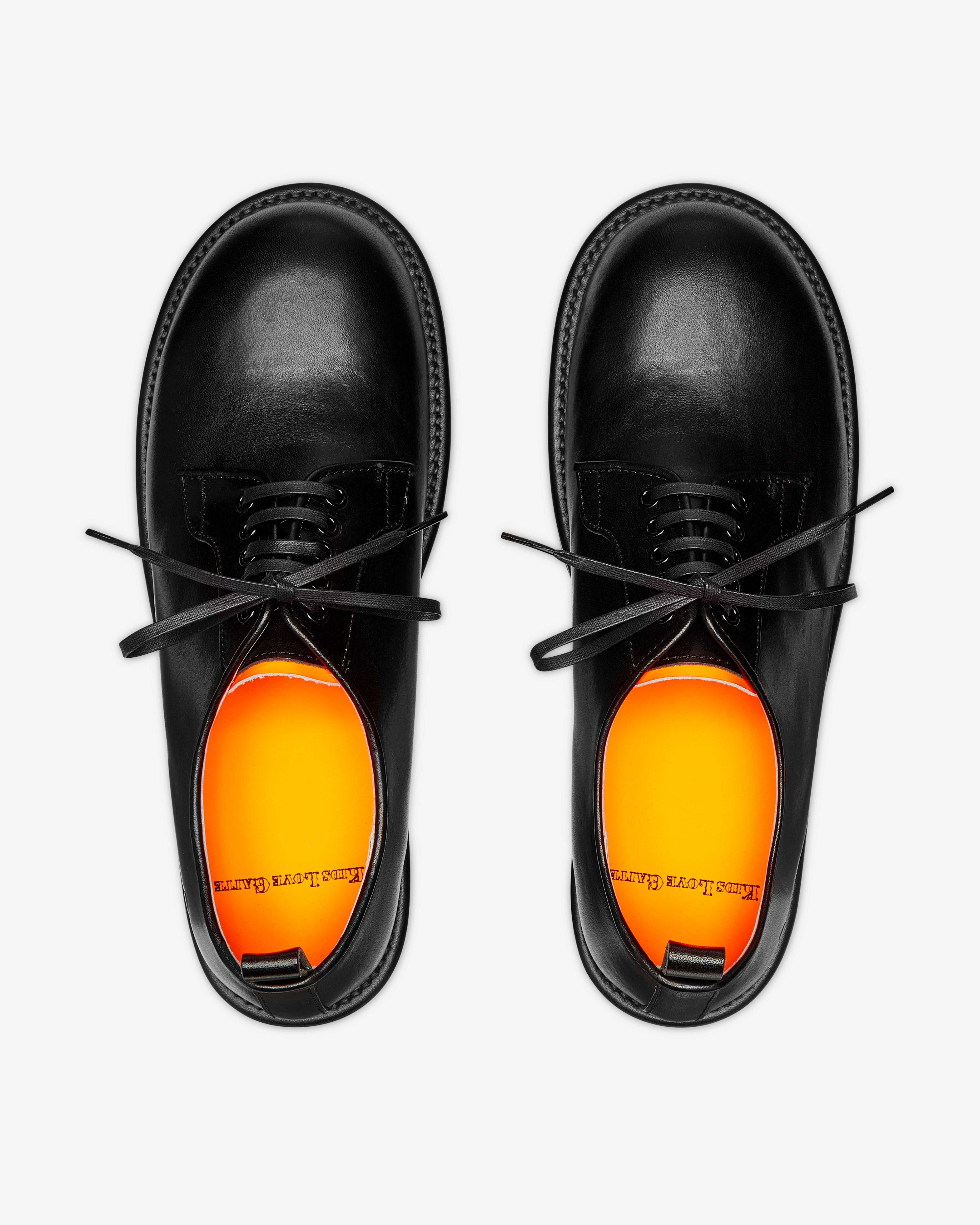 Kids Love Gaite: Men's Leather Derby (Black) | DSMNY E-SHOP