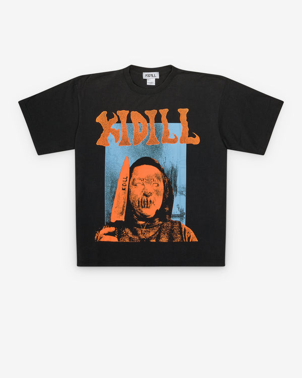 Kidill - Men's Cracked Face T-Shirt - (Vintage Black)
