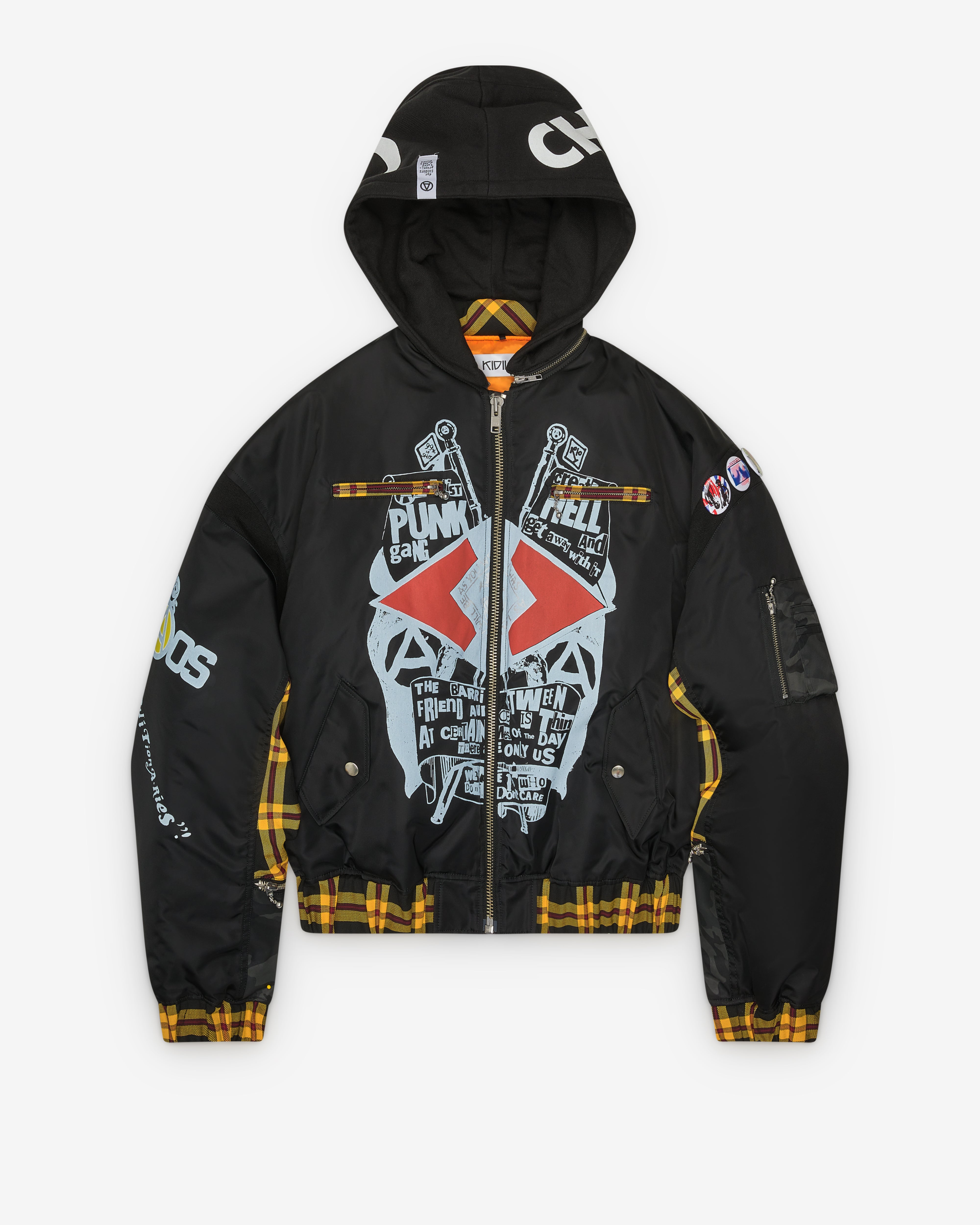 KIDILL / BUNNY RIBBON ZIP PARKA ブラック kidill Limited Zip Parka KIDILL black完売品 Kidill Bunny Ribbon