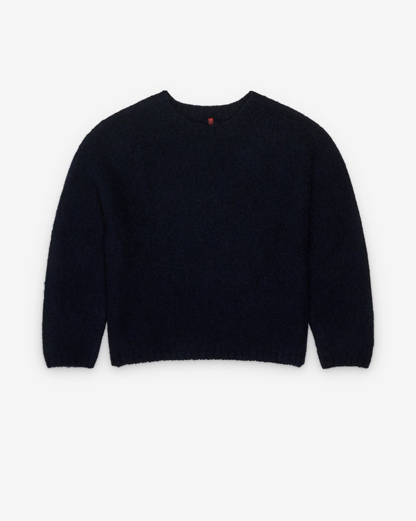 Daniela Gregis - Women’s Knitted Crew-Neck Sweater - (Navy Blue)
