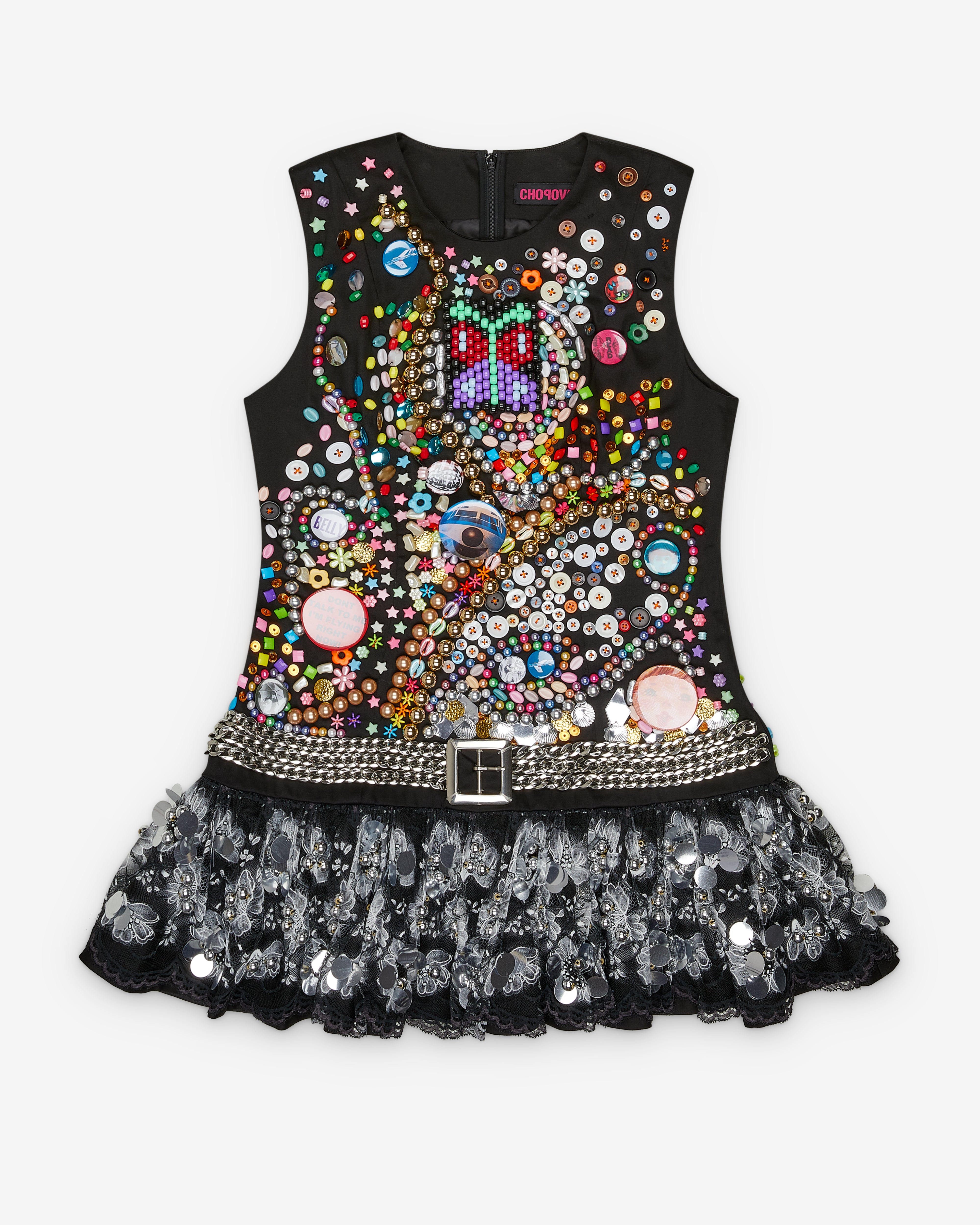 Chopova Lowena Knot Eye パーカー ブルー S Chopova lowena bleu knot eye グレー ニットパーカー Knot Eye