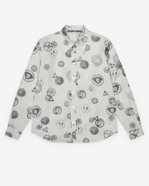 Chopova Lowena - Women's Stamped Shirt - (White/Black)