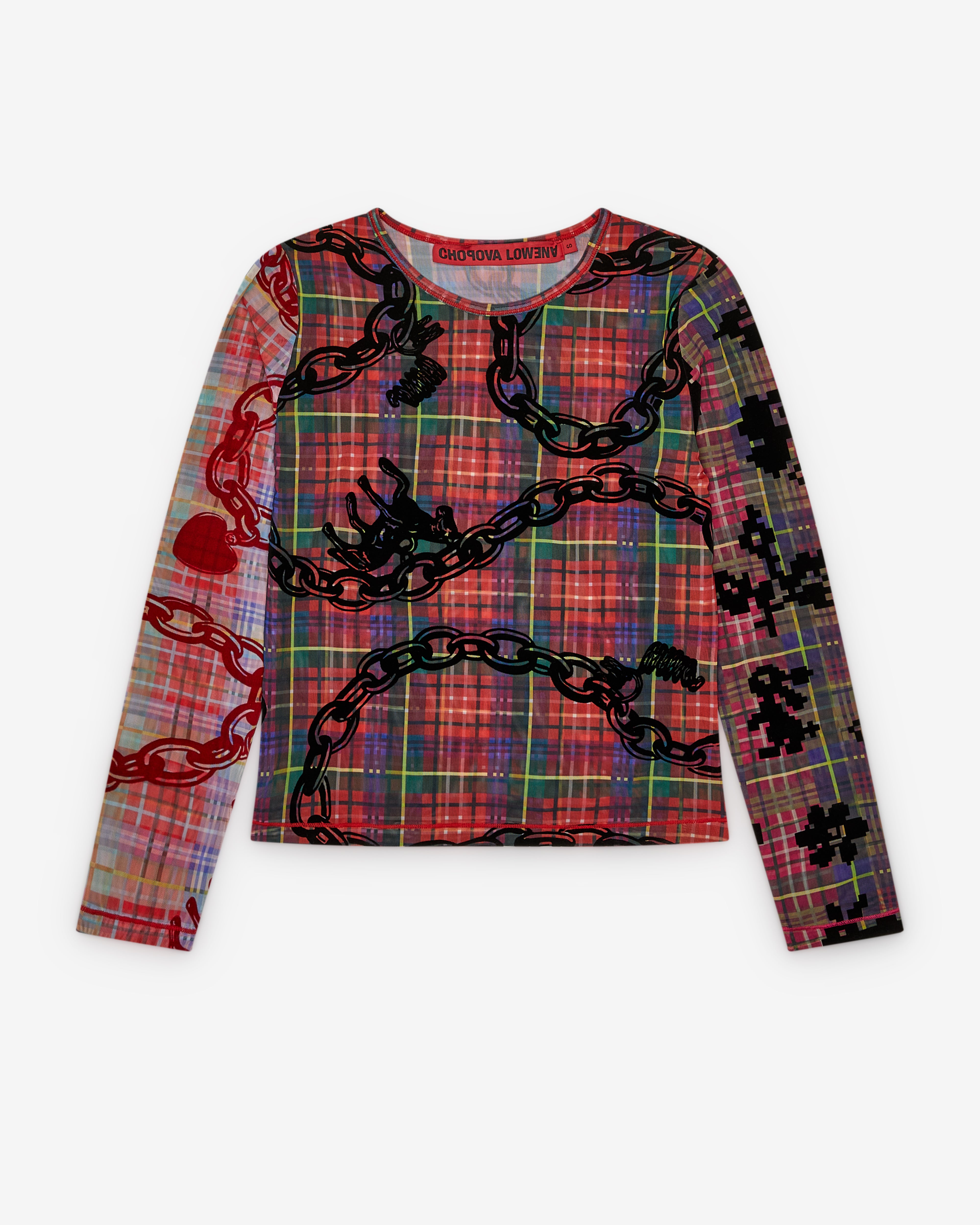 トップス (K07007) CHOPOVA LOWENA Tartan Girl Top トップス (K07007) CHOPOVA LOWENA Tartan Girl Top Chopova