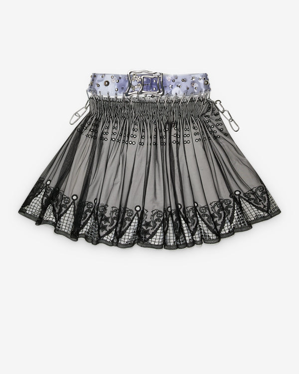 Chopova Lowena - Women's Frankie Carabiner Skirt - (Black/White)