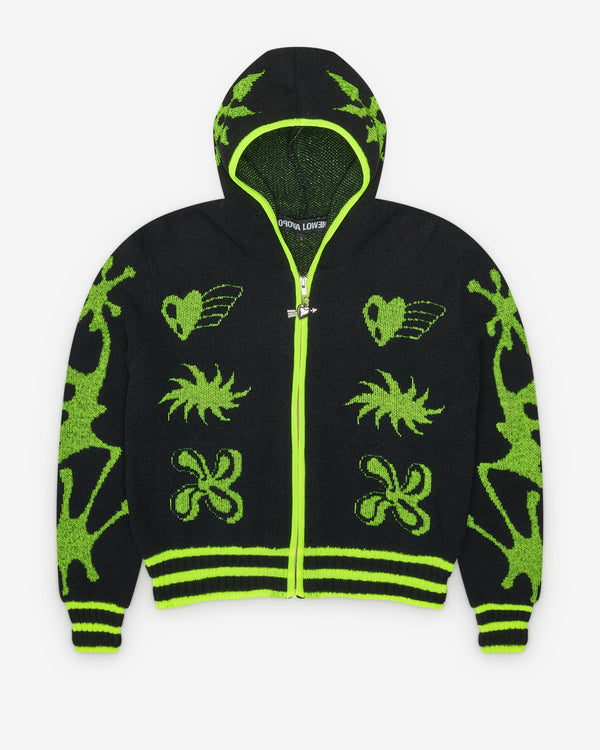 Chopova Lowena - Women's Neon Cartoon Cardigan - (Black)