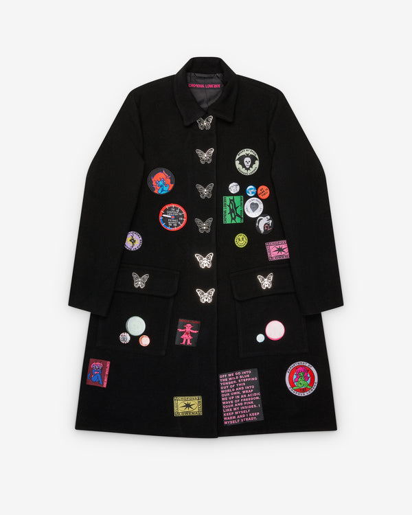 Chopova Lowena - Women's Butterfly Coat - (Black)