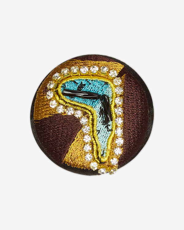 Undercover - Women's Surrealist Pin - (Black)