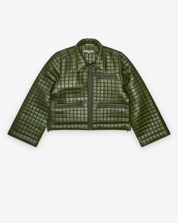 Melitta Baumeister - Women's Quilt Shirt Jacket - (Moss)