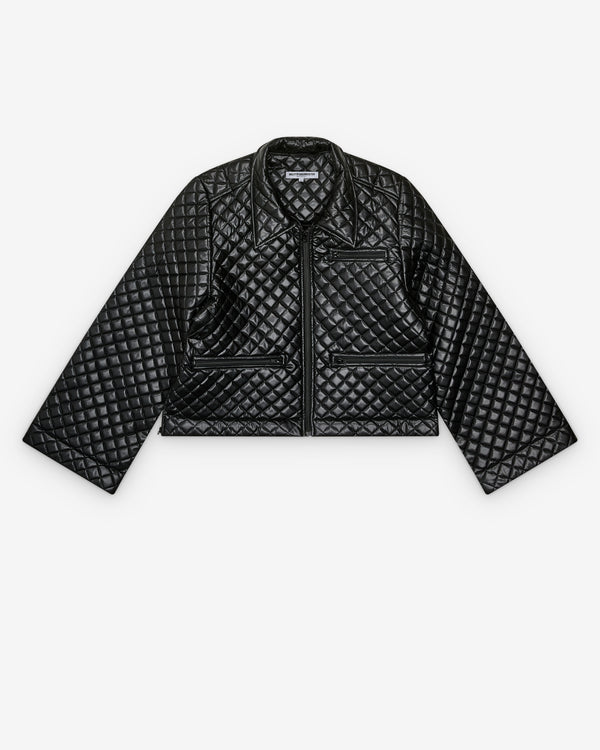 Melitta Baumeister - Women's Quilt Shirt Jacket - (Black)