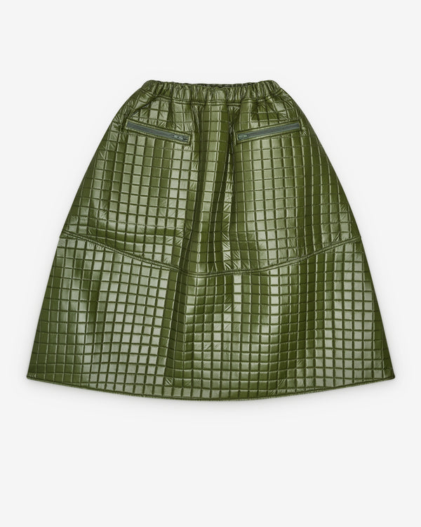 Melitta Baumeister - Women's Quilted A-Line Skirt - (Moss)