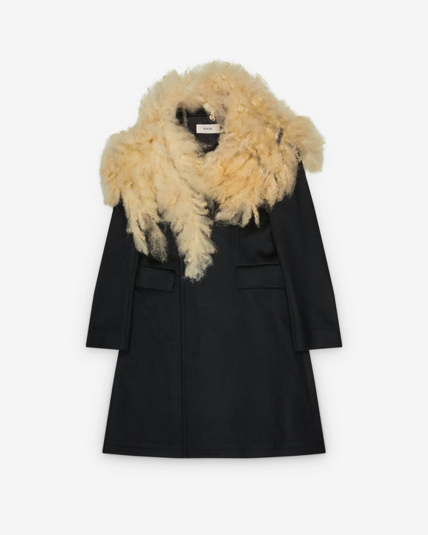 Ponte - Women's Shawl Collar Coat - (Ink)