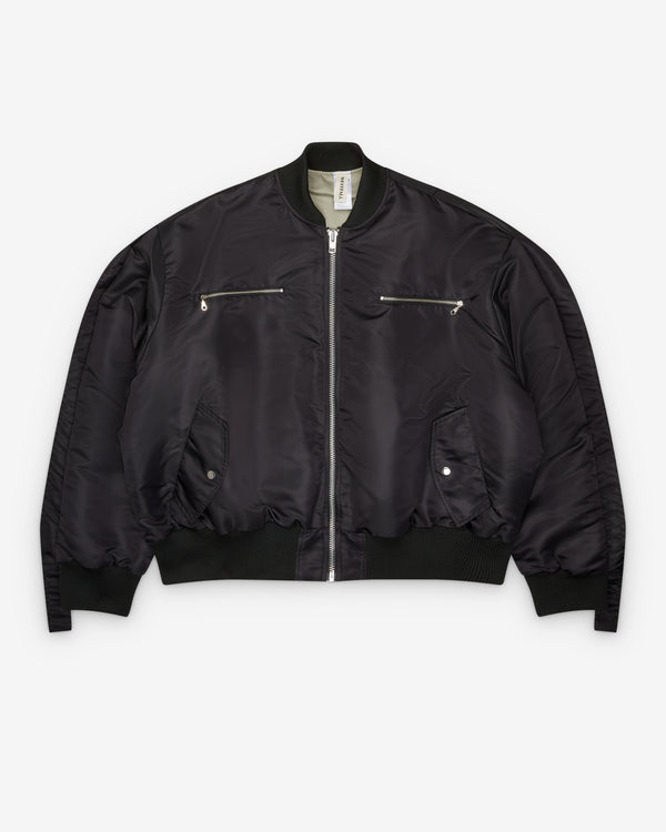Westfall - Men's Mohawk Sleeve Bomber - (Black)
