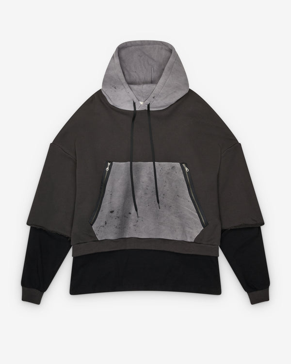 Westfall - Men's Triple Layer Hoodie - (Black/Charcoal)