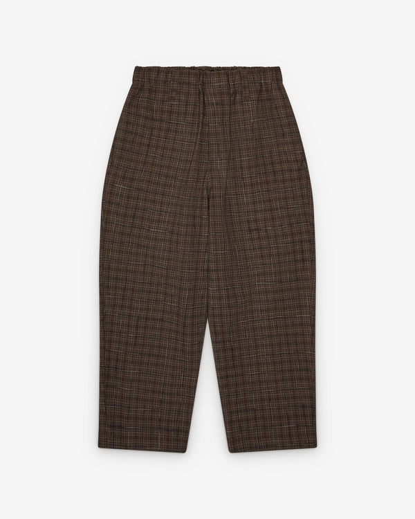 Evan Kinori - Men's Elastic Pant - (Brown/Beige)
