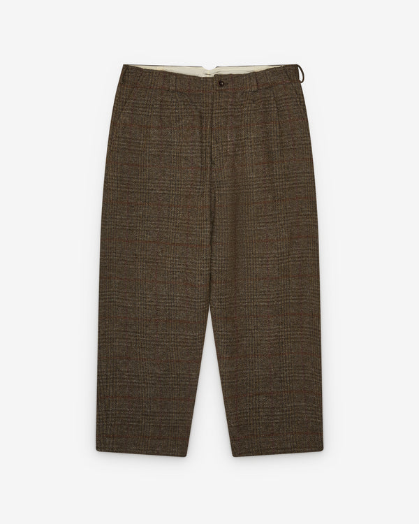 Evan Kinori - Men's Two Pleat Pant - (Dark Olive)