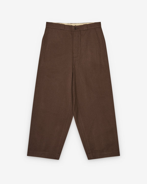 Evan Kinori - Men's Flat Front Pant - (Dark Olive)