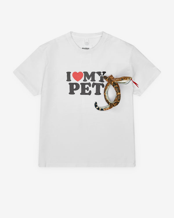 Doublet - Women's I Love My Pet T-Shirt - (White)