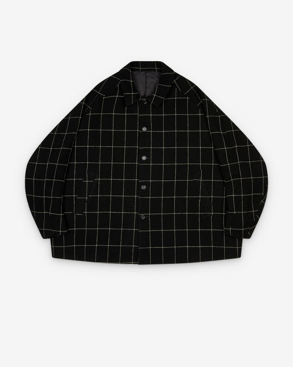 Christopher Nemeth - Men's Window Pane Tweed Jacket 19236 - (Black)