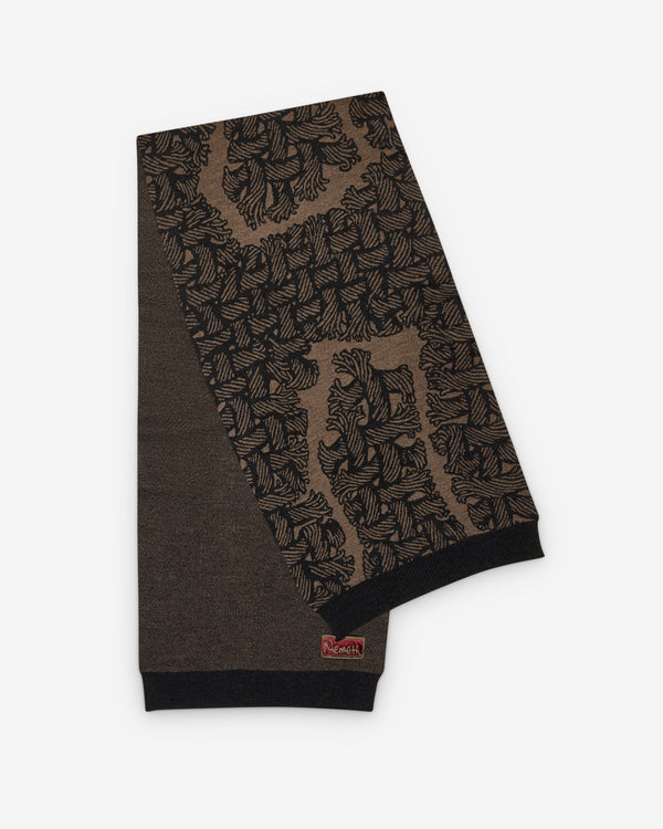 Christopher Nemeth - Men's Knit Scarf - (Brown)