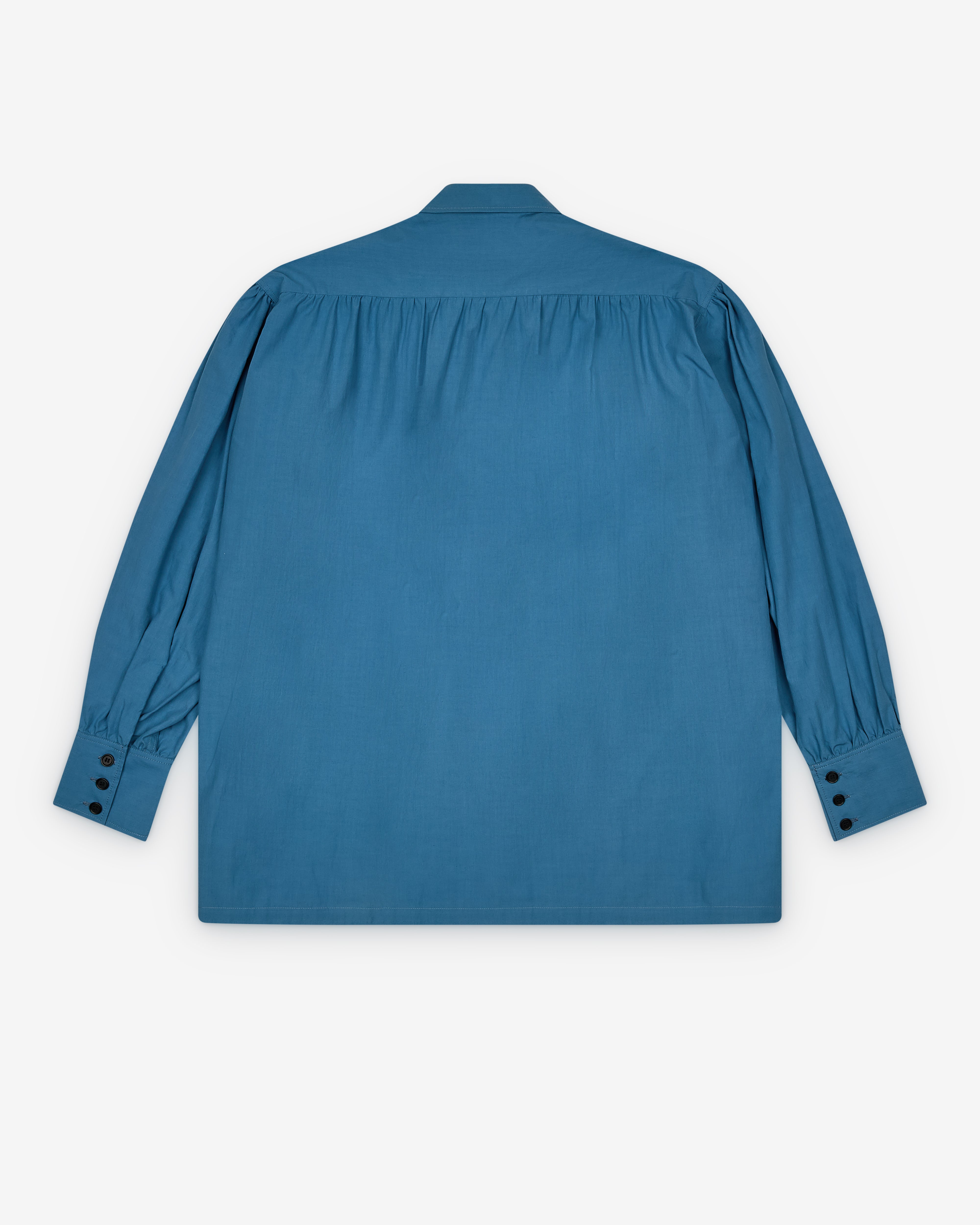 nemeth・ネメス　青 Tシャツ Nemeth / ネメス | Broad Print コットン プリントシャツ | LL