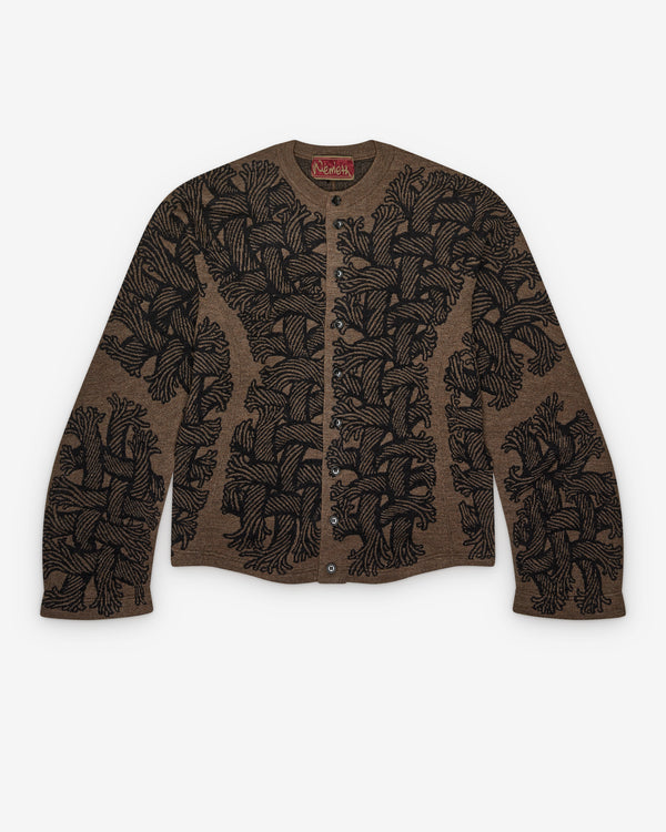 Christopher Nemeth - Men's Knit Cardigan - (Light Brown)