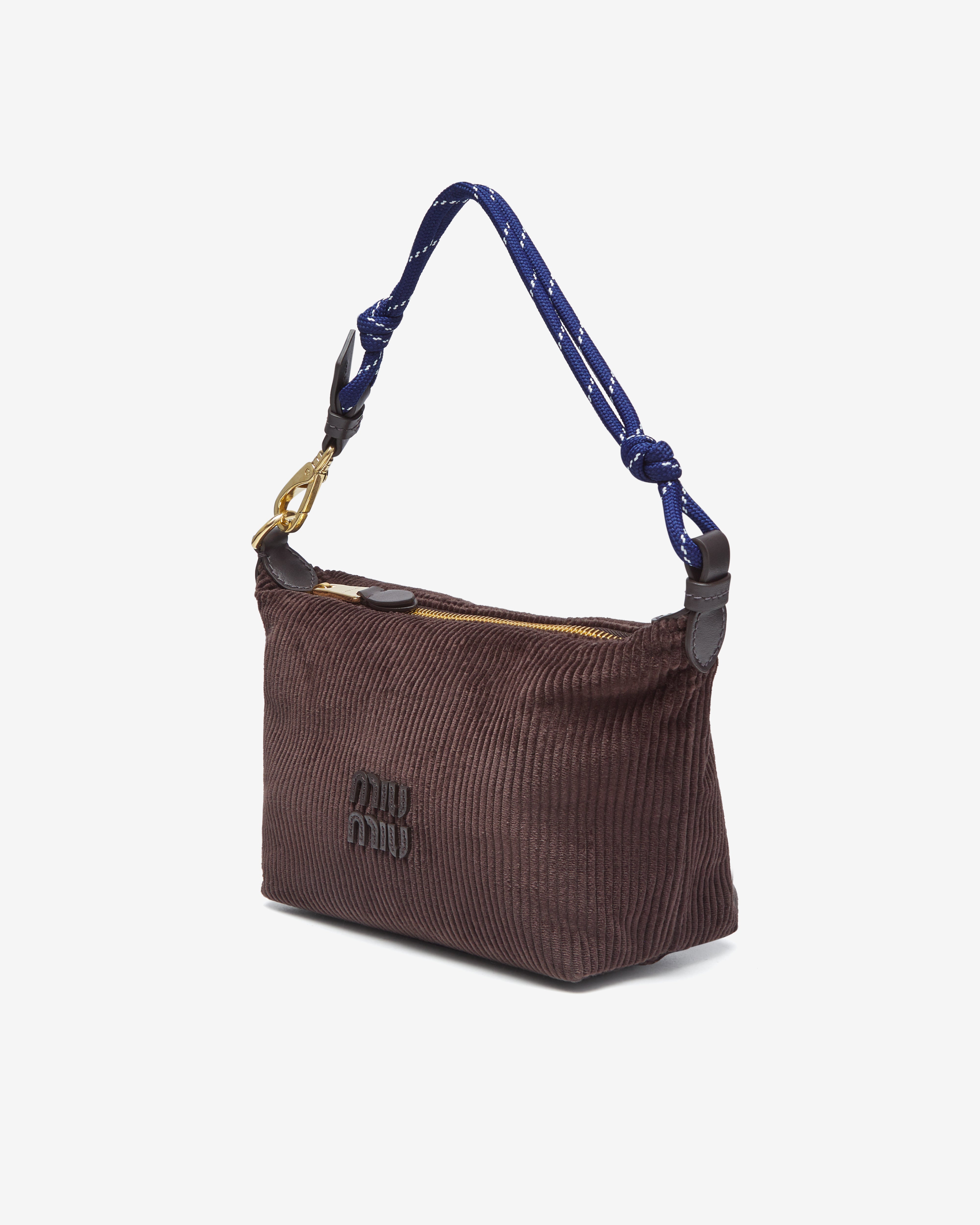Miu Miu: Women's Leather Pouch (Ebony) | DSMNY E-SHOP