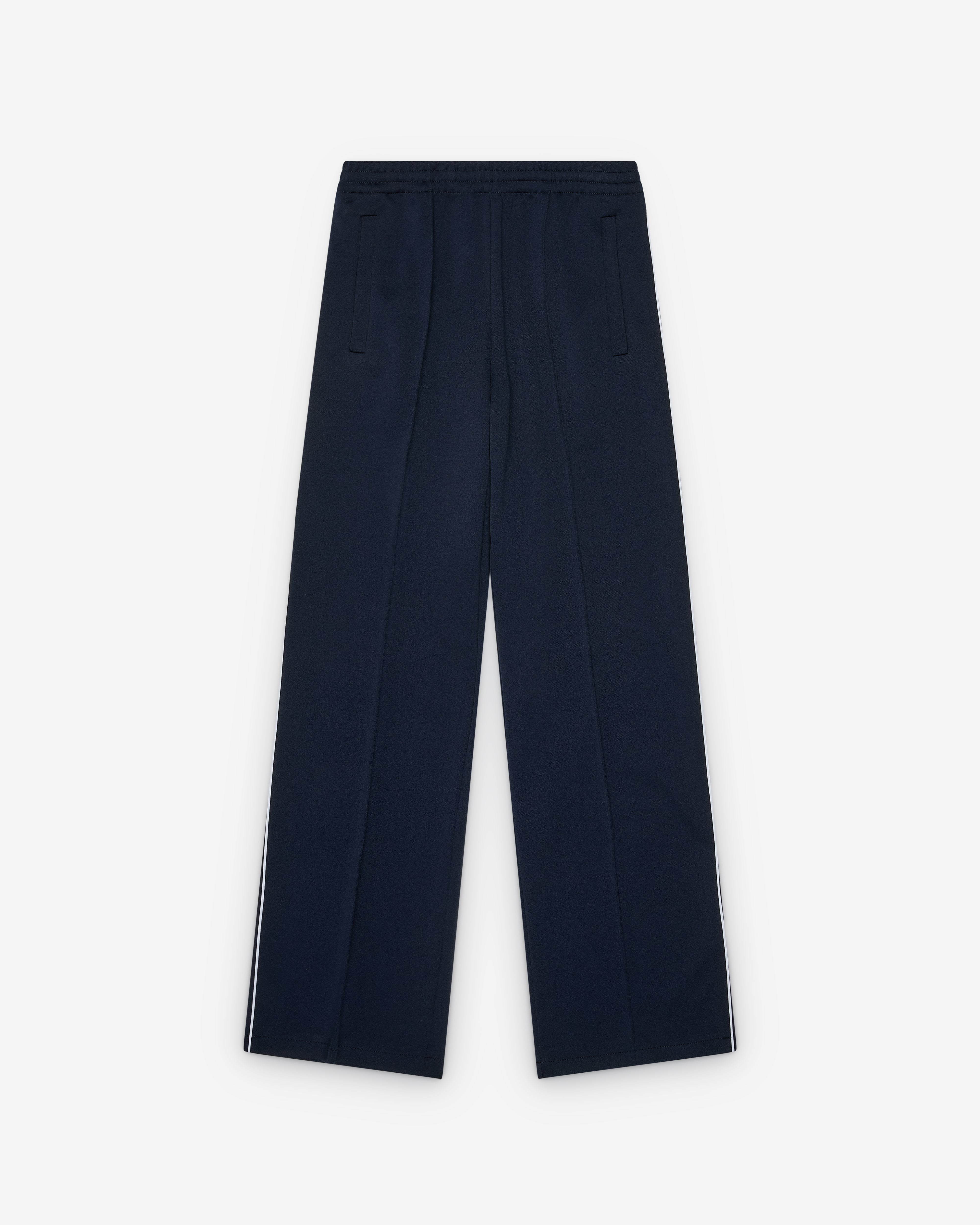パンツ miumiu nylon slacks size48 Miu Miu: Women's Technical Jersey Pants (Navy) | DSMNY E-SHOP