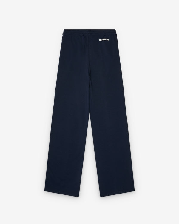 Miu Miu - Women's Technical Jersey Pants - (Navy)