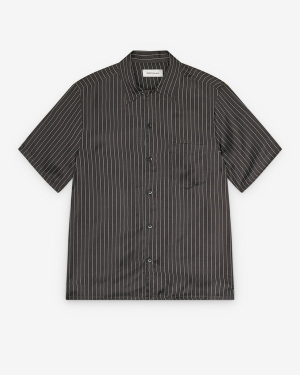 Ernest W. Baker - Men's Bowling Shirt - (Black/White)