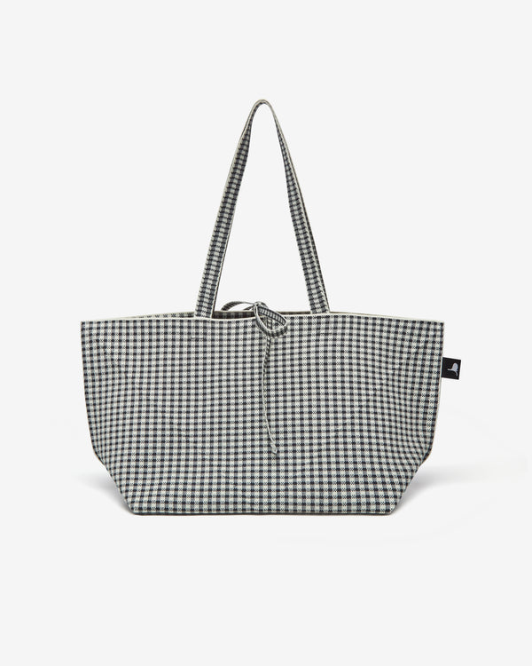softromaine - Women's Origami Knit Big Tote - (Black/White)