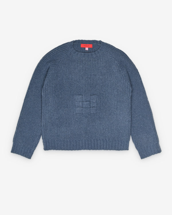 Eckhaus Latta - Men's Latch Sweater - (Steel)