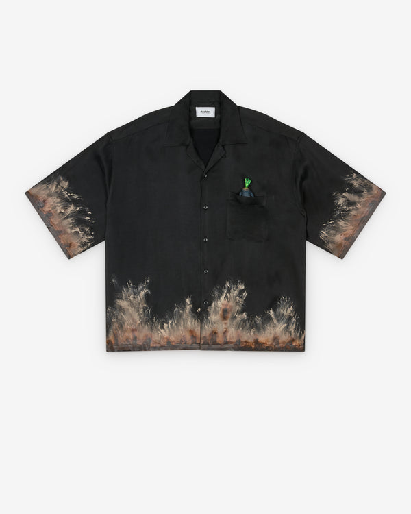 Doublet - Men's Mud-Hand-Painted Shirt - (Black)