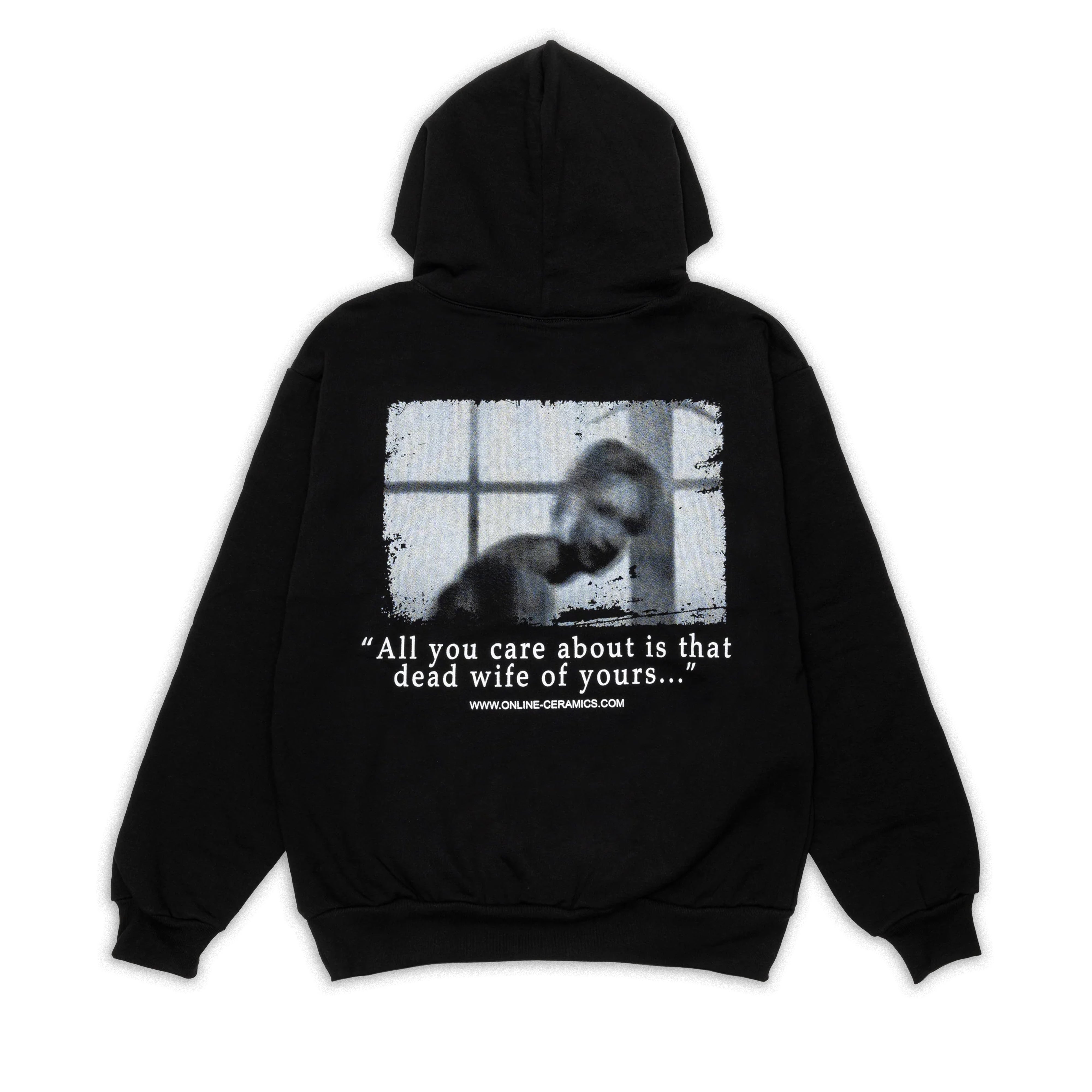 Online Ceramics: Men's Silent Hill 2 Logo Hoodie (Black) | DSMNY E