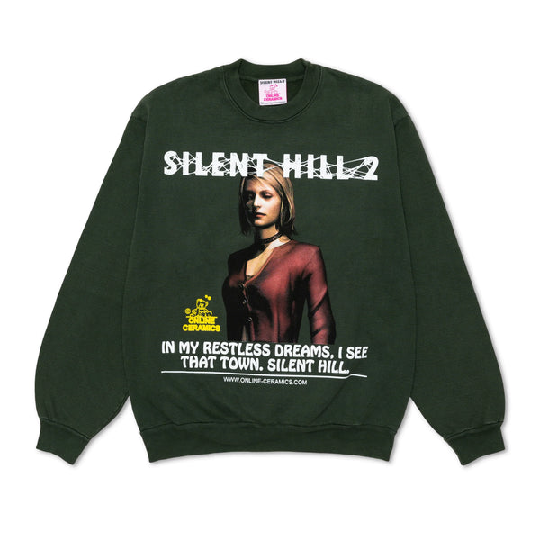 Online Ceramics - Men's Silent Hill 2 Crew - (Green)