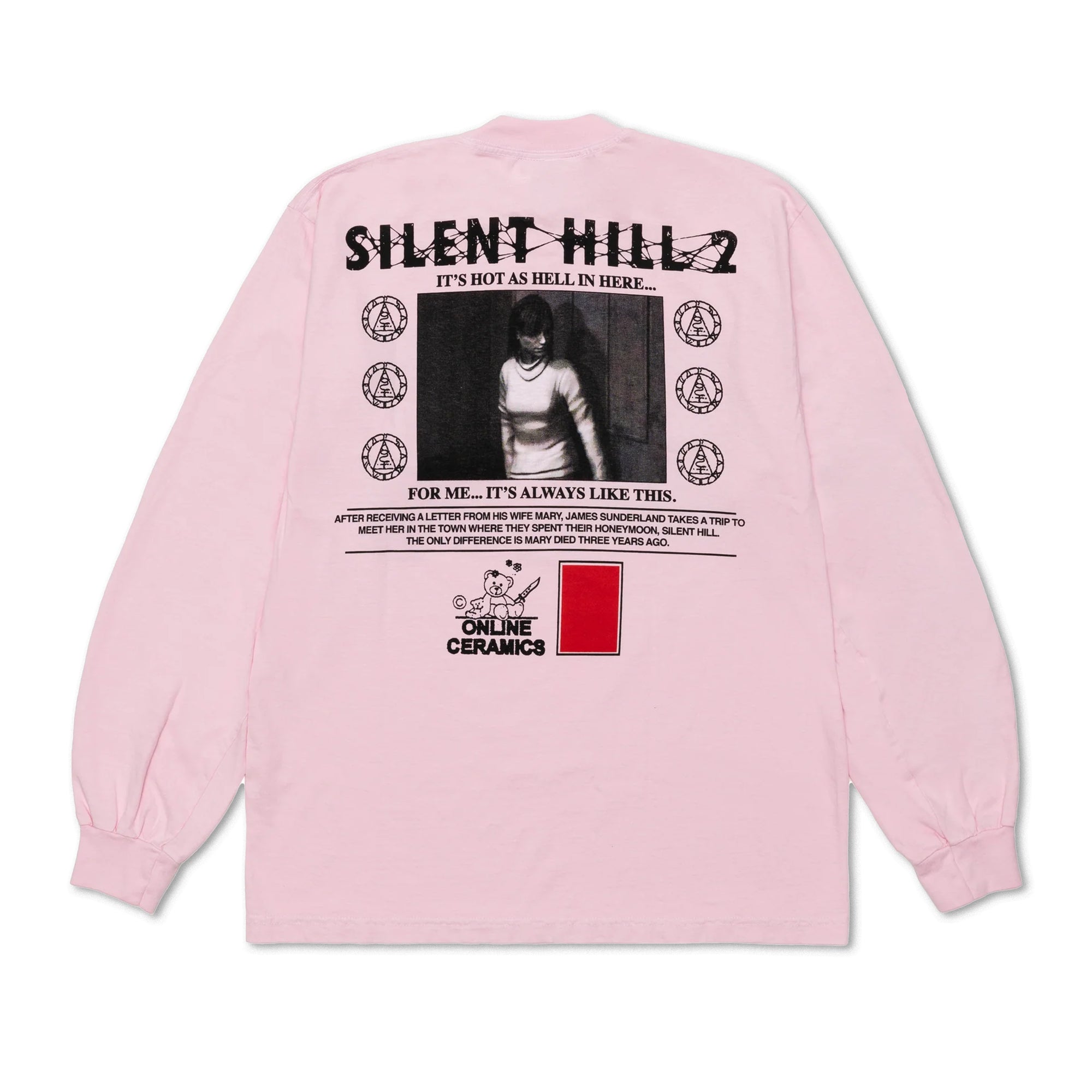 Online Ceramics - Men's Silent Hill 2 Angela LS Tee - (Pink) – DSMNY E-SHOP