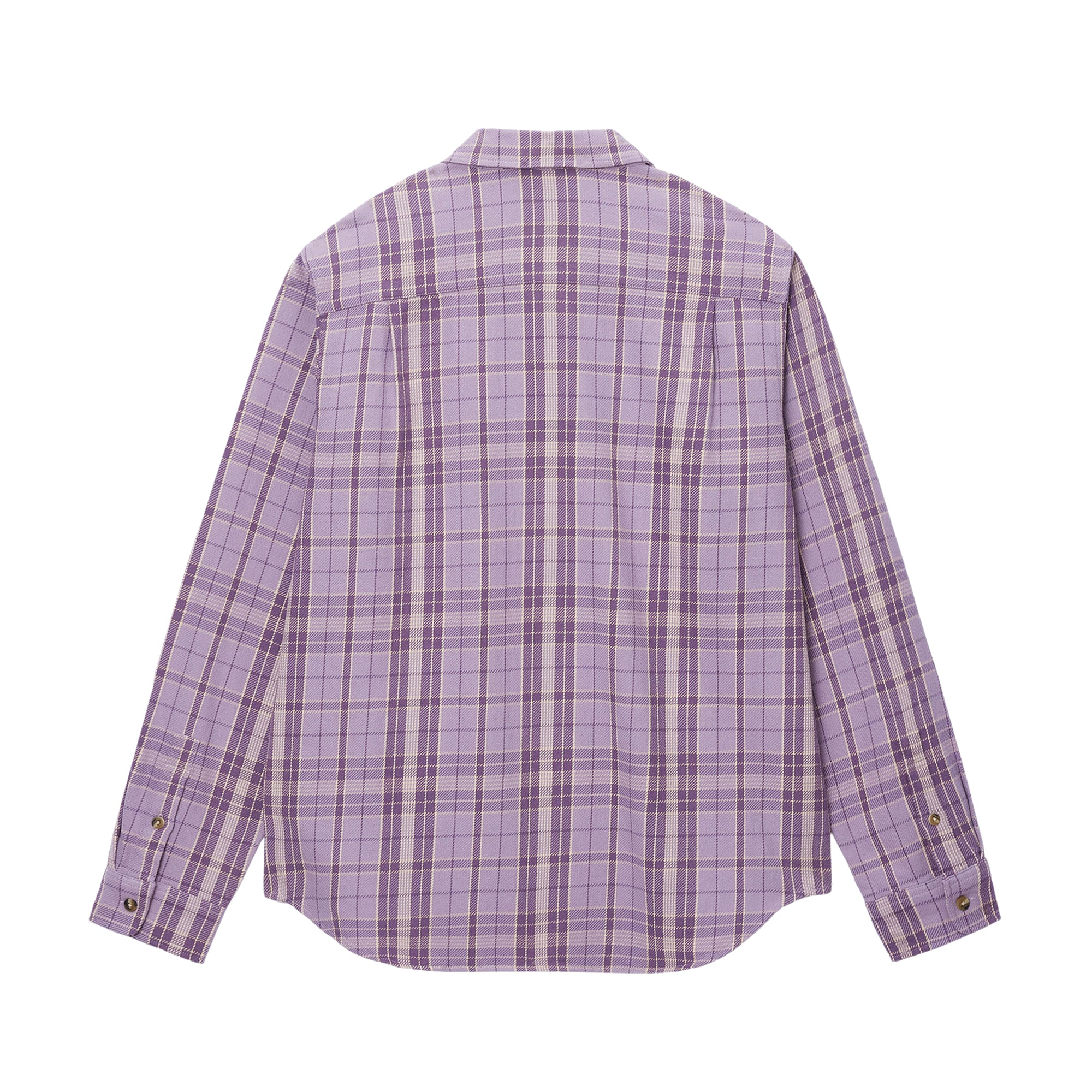 Stüssy - Men's Stones Plaid Shirt - (Lavender) view 2