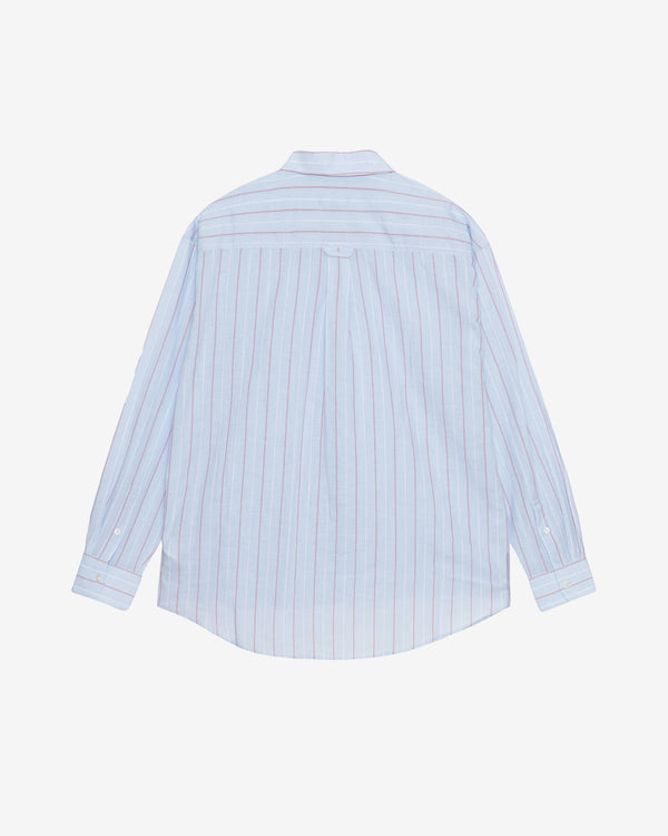 Stüssy - Men's Classic Long Sleeve Shirt Stripe - (Light Blue)