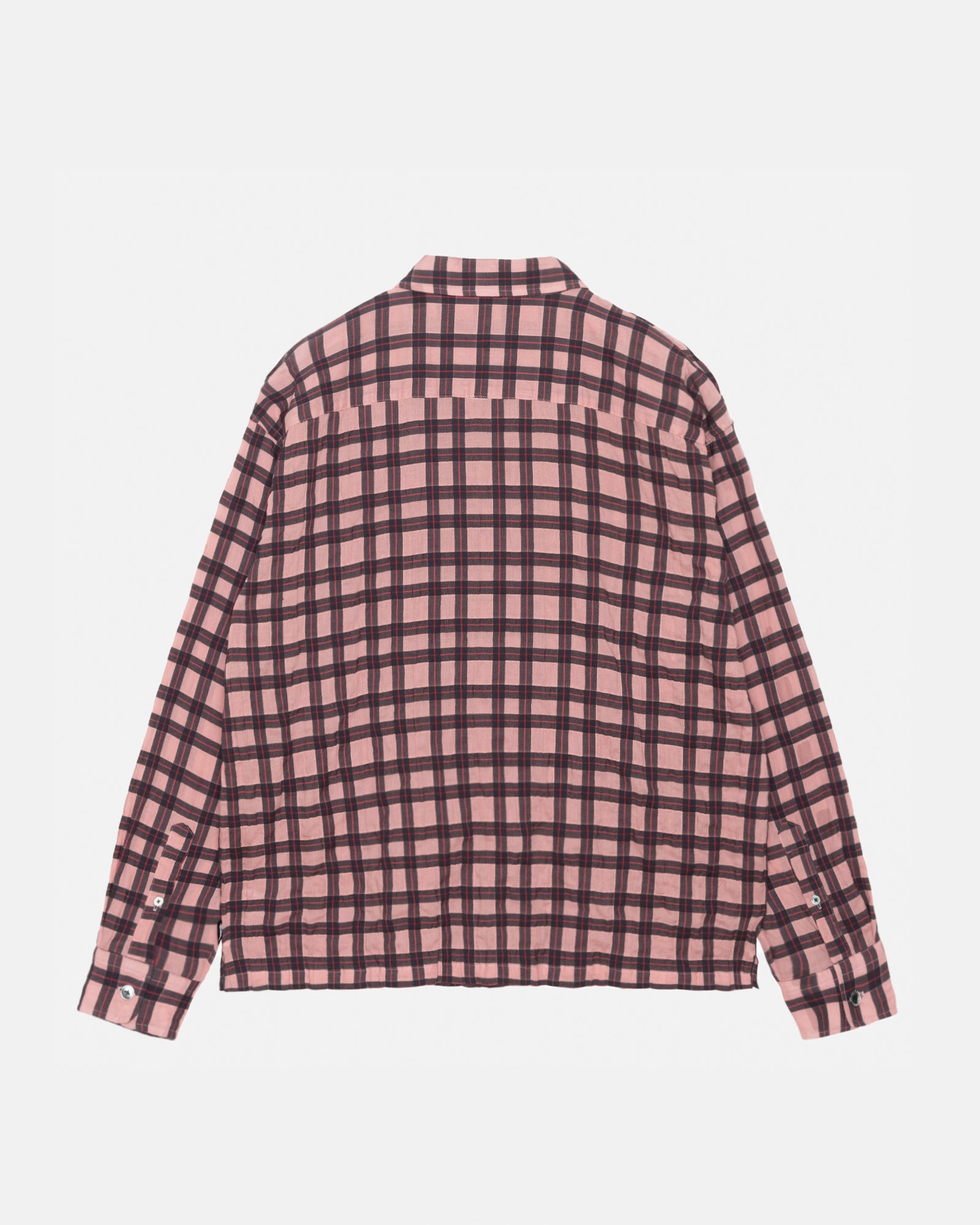 Stüssy - Men's Sonoma Plaid Ls Shirt - (Pink)