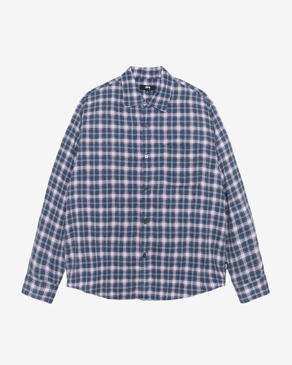 Stüssy - Men's Matthew Plaid Shirt - (Navy)