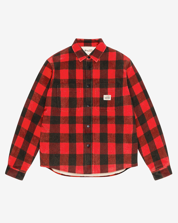 Stussy - Men's Buffalo Plaid Shirt - (Red)