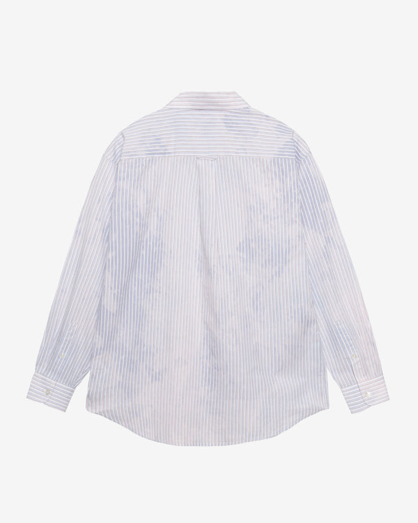 Stüssy - Men's Classic Long Sleeve Shirt Bleached - (Blue)