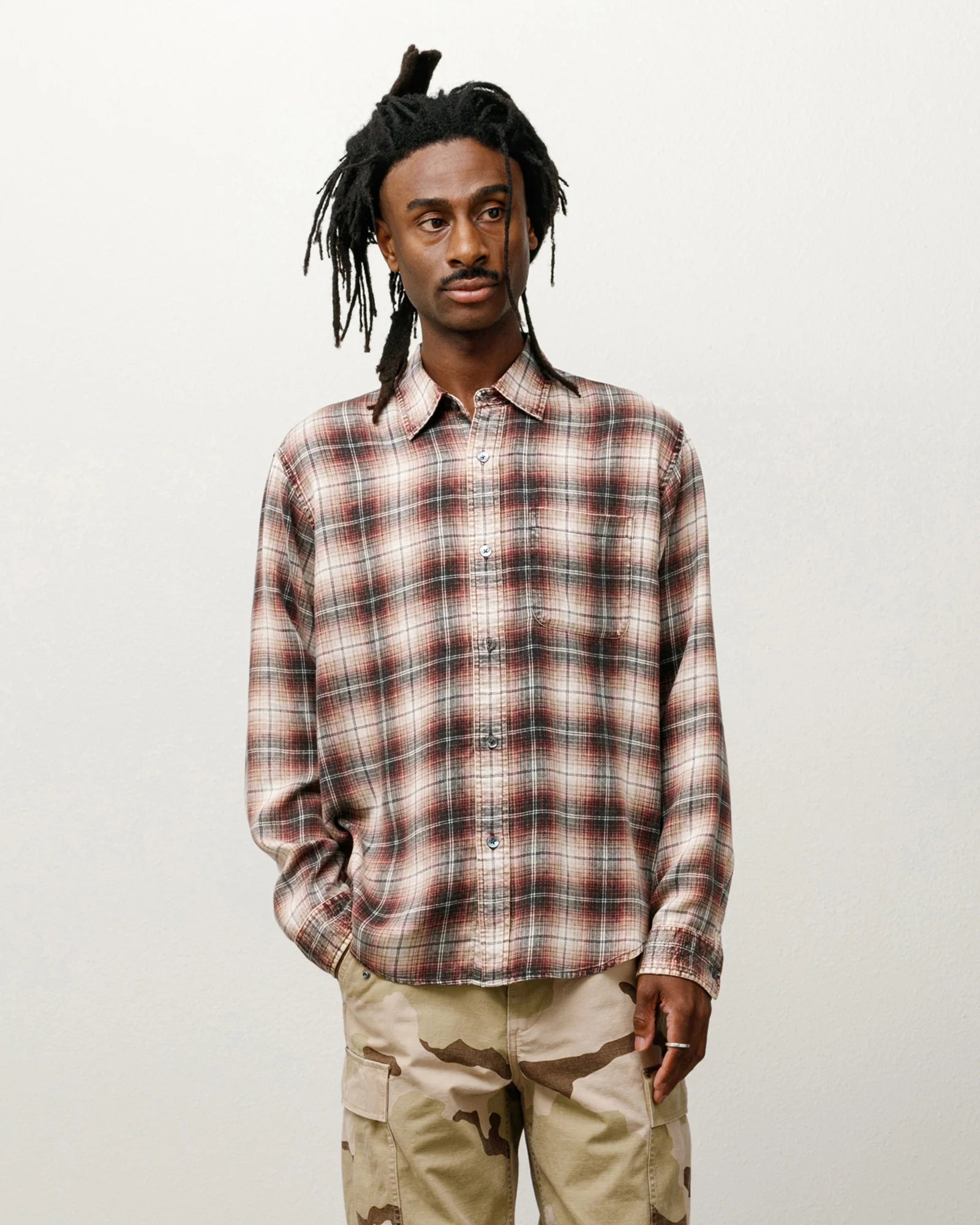 Stussy Matthew Shirt チェックSサイズ Stussy Matthew Shirt チェックSサイズ