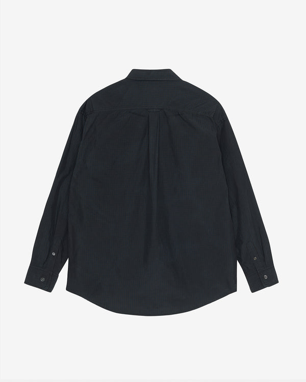 Stüssy - Men's Classic Ls Shirt Sprayed - (Blue)
