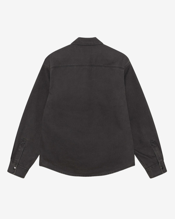 Stüssy - Men's Heavy Washed Canvas Shirt - (Black)