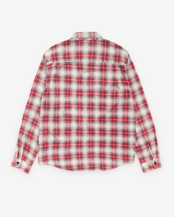 Stüssy - Men's Dax Plaid Shirt - (Red)